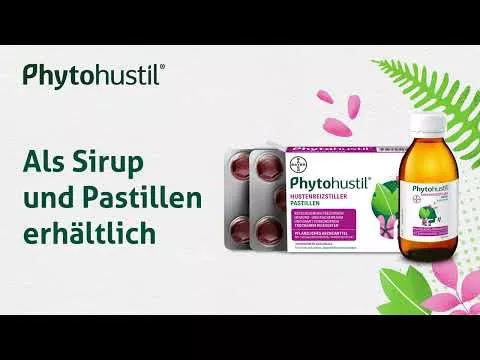 Vídeo sobre PHYTOHUSTIL Xarope supressor de tosse, 150 ml