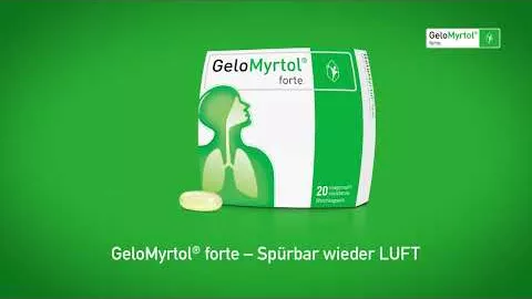 Vídeo sobre GELOMYRTOL cápsulas moles gastrorresistentes fortes, 20 unidades