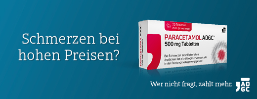 PARACETAMOL ADGC Comprimidos de 500 mg, 20 unidades