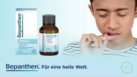 Vídeo sobre BEPANTHEN Solução, 50 ml