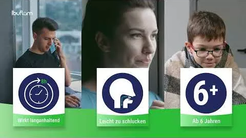 Vídeo sobre Ibuflam® agudo: analgésicos de ibuprofeno 400 mg, 20 unidades