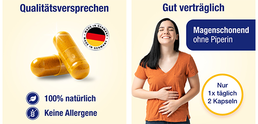 GELENCIUM Curcuma Plus dose elevada com cápsulas de vitamina C, 60 Cápsulas