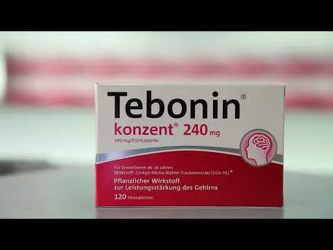 Vídeo sobre Solução Tebonin forte 40 mg, 2X100 ml