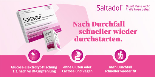 SALTADOL Solução oral de electrólitos, 12 unid
