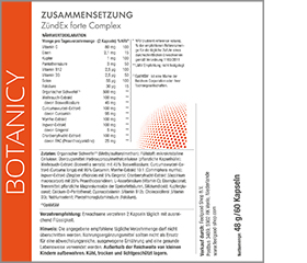 ZÜNDEX Forte Complex com OptiMSM Cápsulas, 60 Cápsulas