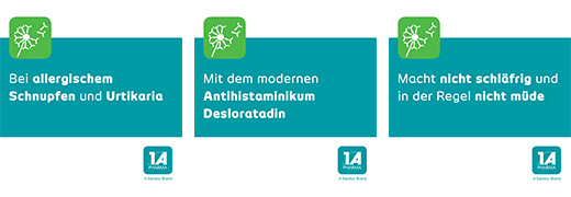 DESLORA-1A Pharma 5 mg comprimidos revestidos por película, 6 unid