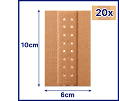 HANSAPLAST Gesso clássico 6 cmx2 m, 1 pc