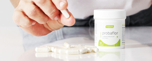 NUPURE probaflor probiotics for intestinal rehabilitation Kps, 90 unid