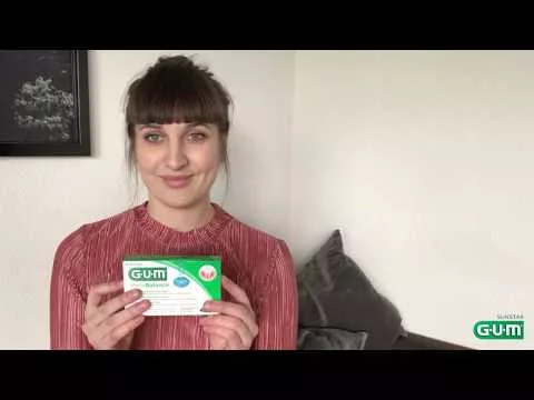 Vídeo sobre GUM Pastilhas PerioBalance, 30 unidades