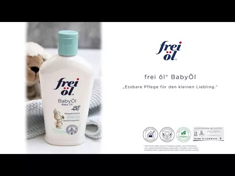 Vídeo sobre FREI ÖL Óleo de bebé, 140 ml