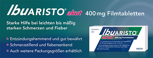 IBUARISTO acute 400 mg comprimidos revestidos por película, 50 unid