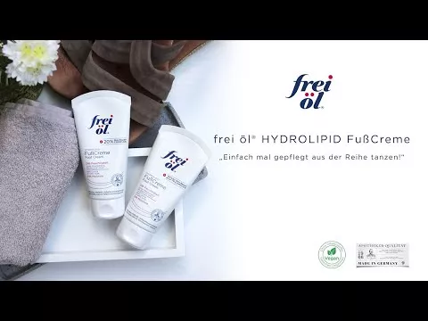 Vídeo sobre Creme Hidrolipídico para Pés com Óleo Livre, 75 ml