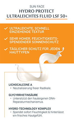 EUCERIN Sun Fluid Hydro Protect Rosto LSF 50+, 50 ml