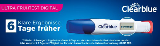 CLEARBLUE Teste de gravidez Ultra Early Test digital, 2 peças