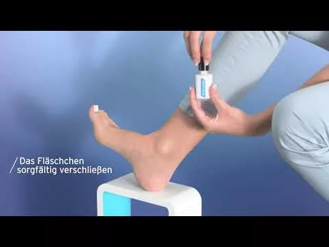 Vídeo sobre verniz excilor INTENSIV contra fungos nas unhas, 30 ml