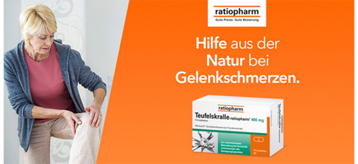 TEUFELSKRALLE-RATIOPHARM Comprimidos revestidos por película, 50 unidades