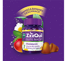 WICK ZzzQuil Boa Noite Manga & Banana, 30 unid