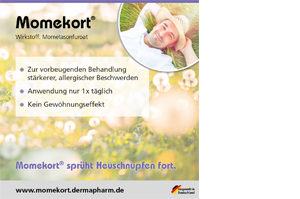 MOMEKORT 50 μg/spray spray nasal suspensão 60 adultos, 10 g