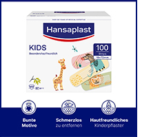 HANSAPLAST Tiras de gesso para crianças Univeral, 100 unidades