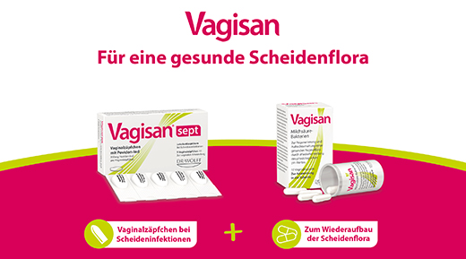 VAGISAN Supositórios vaginais com iodopovidona, 10 unidades