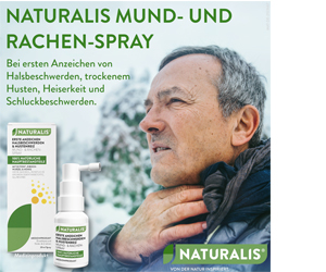 NATURALIS Spray para a boca e garganta, 20 ml