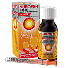 NUROFEN Sumo de febre e dor Junior terra.40 mg/ml, 100 ml