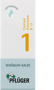 BIOCHEMIE Pflüger 1 Calcium fluoratum D 12 gotas, 30 ml