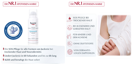 EUCERIN Spray anti-coceira AtopiControl, 50 ml