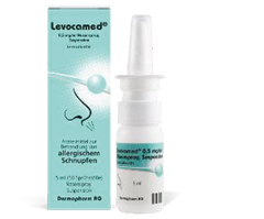 LEVOCAMED 0,5 mg/ml de suspensão para pulverização nasal, 5 ml