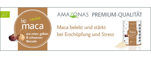 MACA Pó orgânico 100% puro, 500 g
