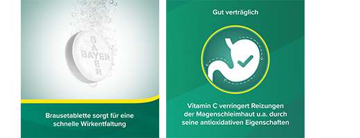 ASPIRIN plus C forte 800 mg/480 mg comprimidos efervescentes, 10 unid