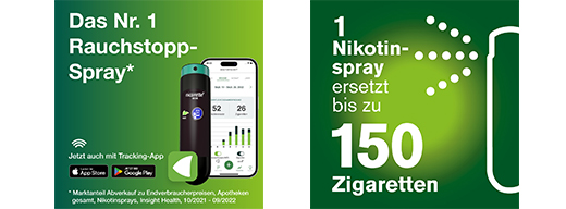 NICORETTE Spray de menta 1 mg/spray shot NFC, 1 unid