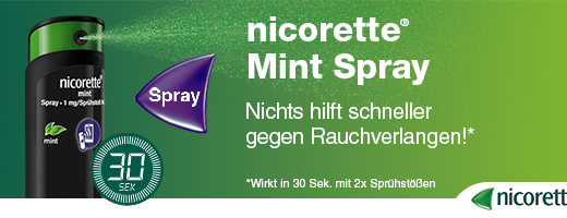 NICORETTE Spray de menta 1 mg/spray shot NFC, 1 unid