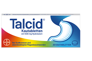 TALCID Comprimidos mastigáveis, 50 unidades