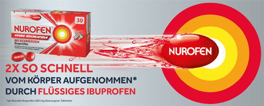 NUROFEN Cápsulas moles de 400 mg, 30 unid