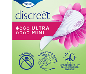 TENA LADY Almofadas discretas ultra mini, 28 unidades