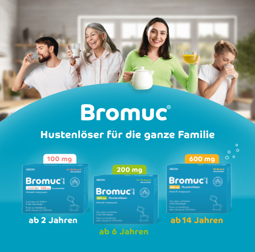 BROMUC 600 mg de supressor da tosse plv.para uso oral, 10 unid