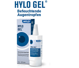 HYLO-GEL Colírio para os olhos, 2X10 ml