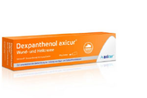 DEXPANTHENOL axicur creme para feridas e cicatrização 50 mg/g, 50 g