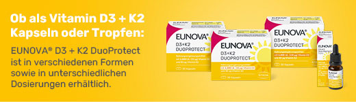 EUNOVA DuoProtect D3+K2 1000 U.I./80 μg cápsulas, 30 unid