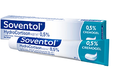 SOVENTOL Acetato de hidrocortisona 0,5% creme, 30 g