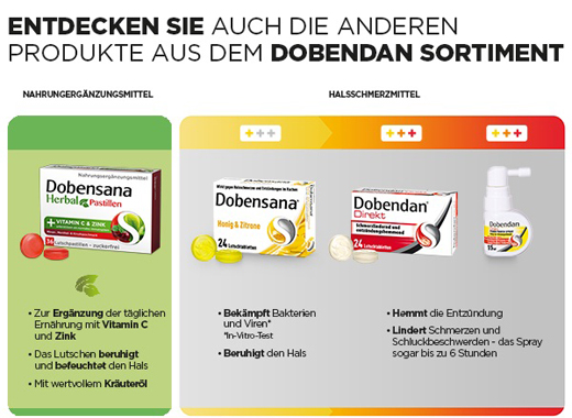 DOBENSANA Vit.C de ervas com sabor a cereja & Pastilha de zinco, 36 unid