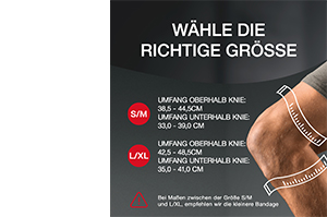 HANSAPLAST Joelheira desportiva tamanho L, 1 unidade
