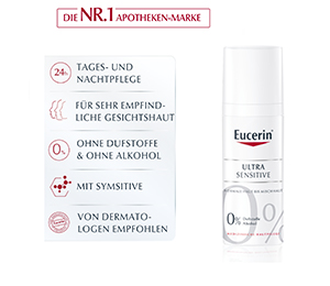 EUCERIN SEH UltraSensitive para pele normal a mista, 50 ml