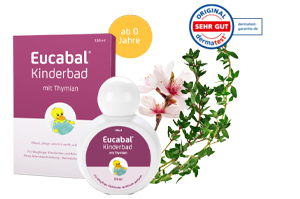 EUCABAL Banho infantil com tomilho, 7X5 ml