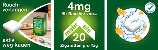 NICORETTE Pastilha elástica 4 mg freshfruit, 210 unidades