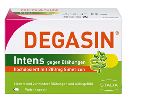 DEGASIN intens 280 mg cápsulas moles, 32 unid