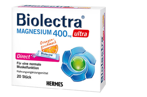 BIOLECTRA Magnésio 400 mg ultra Direct Orange, 40 Cápsulas