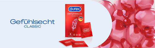 DUREX Preservativos clássicos sensíveis, 20 unidades