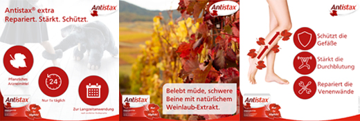 ANTISTAX Comprimidos de veia extra, 180 unidades